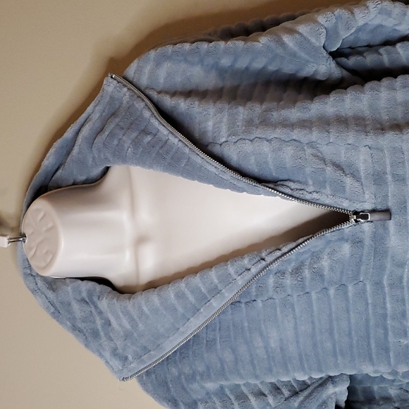 Soft Surroudings Soft Fleece Ribbed Pullover Sweater Size S - Picture 6 of 6